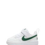 Nike White/Fir Green Infant Court Borough Low Recraft Trainers