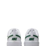 Nike White/Fir Green Infant Court Borough Low Recraft Trainers