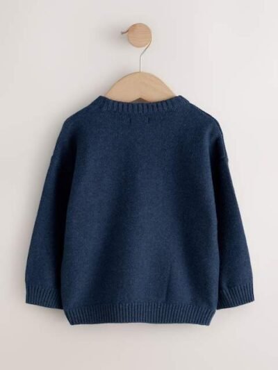 Navy Blue Knitted Christmas Jumper