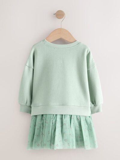 Blue Bunny Sweat Party Dress