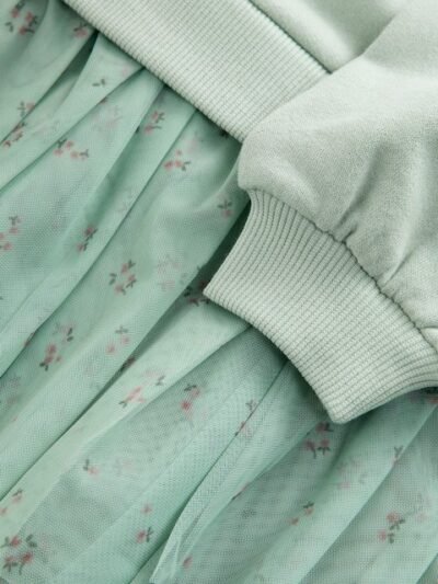 Blue Bunny Sweat Party Dress