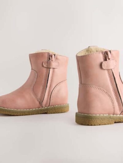 Pink Ankle Western Boots