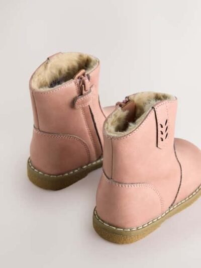 Pink Ankle Western Boots