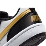 Nike Black/Gold Junior Court Borough Low Recraft Trainers