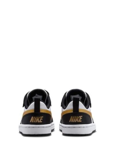 Nike Black/Gold Junior Court Borough Low Recraft Trainers