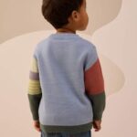 Green/Blue Farm Scene Knitted Jumper