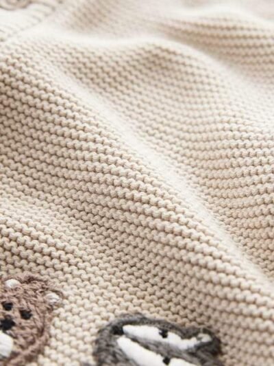 Neutral Train Character Cardigan