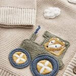 Neutral Train Character Cardigan