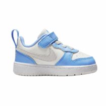 Nike White Blue Grey Infant Court Borough Low Recraft Trainers