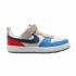 Nike White Blue Red Junior Court Borough Low Recraft Trainers