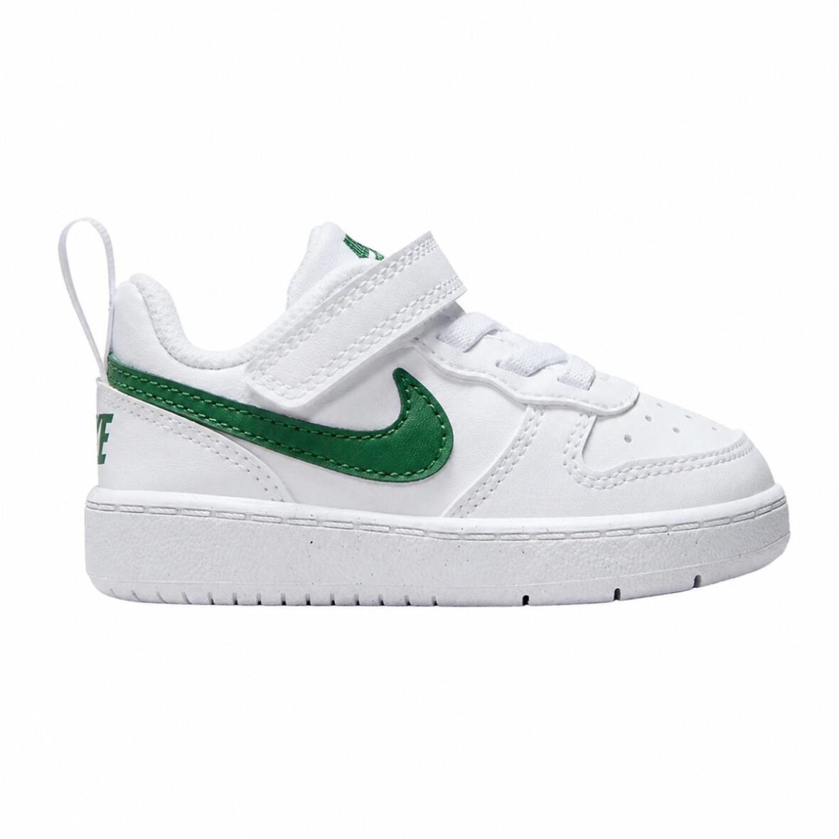Nike White/Fir Green Infant Court Borough Low Recraft Trainers