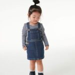 Indigo Blue Denim Pinafore Dress