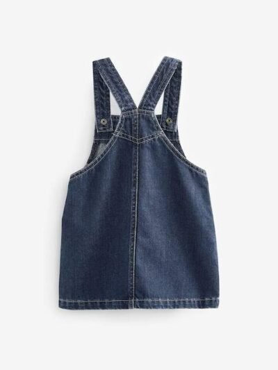 Indigo Blue Denim Pinafore Dress