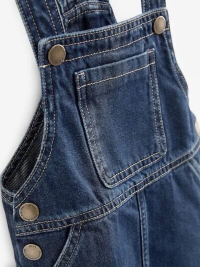 Indigo Blue Denim Pinafore Dress