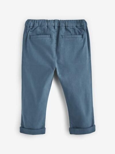 Blue Stretch Chino Trousers