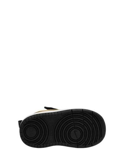 Nike Black/Gold Infant Court Borough Low Recraft Trainers