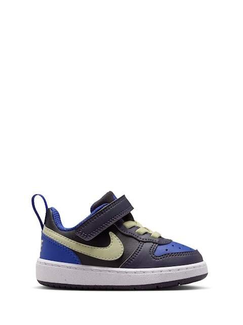 Nike Black Olive Purple Infant Court Borough Low Recraft Trainers