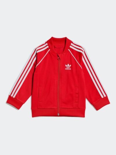adidas Originals Red Adicolor SST Infant Kids Tracksuit