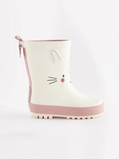 White Bunny Wellies