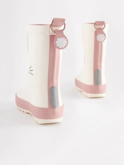 White Bunny Wellies