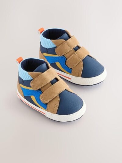 Blue Baby Touch Fastening Trainers