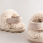 Neutral Baby Mule Slippers