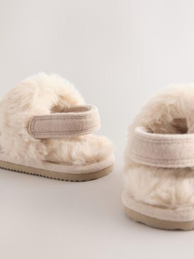 Neutral Baby Mule Slippers