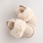 Neutral Baby Mule Slippers