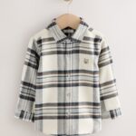 Blue/Ecru Long Sleeve Character Shirt