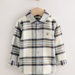 Blue/Ecru Long Sleeve Character Shirt