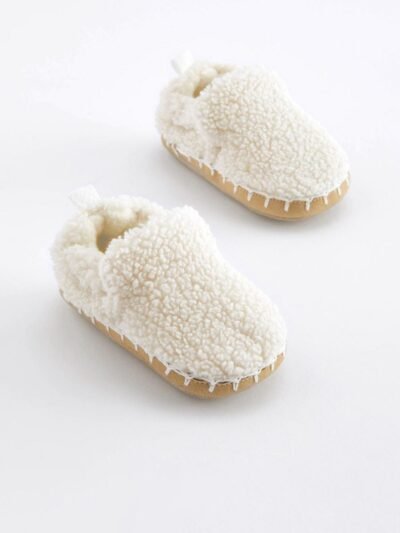 Neutral Cosy Slip-On Baby Shoes