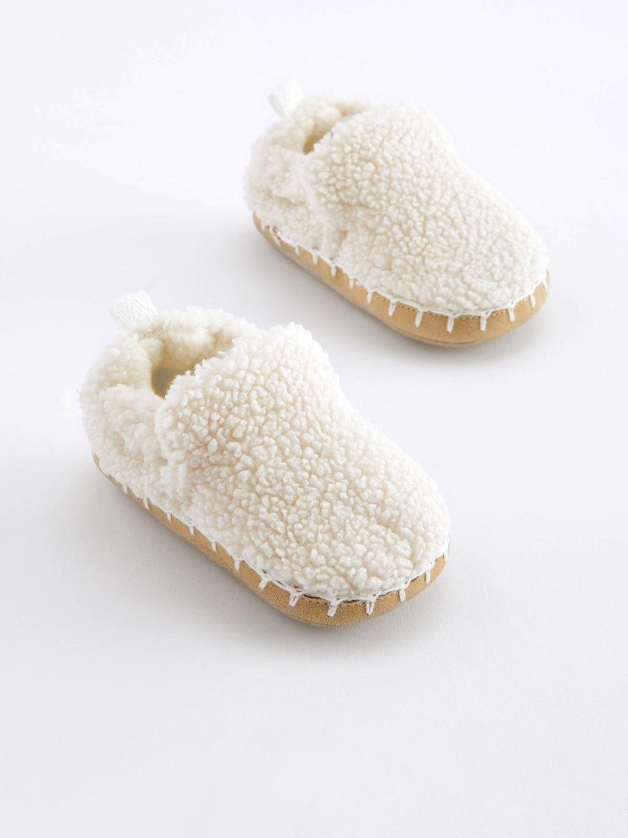 Neutral Cosy Slip-On Baby Shoes