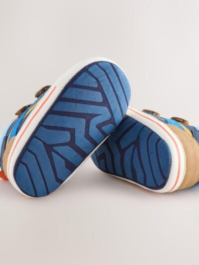 Blue Baby Touch Fastening Trainers