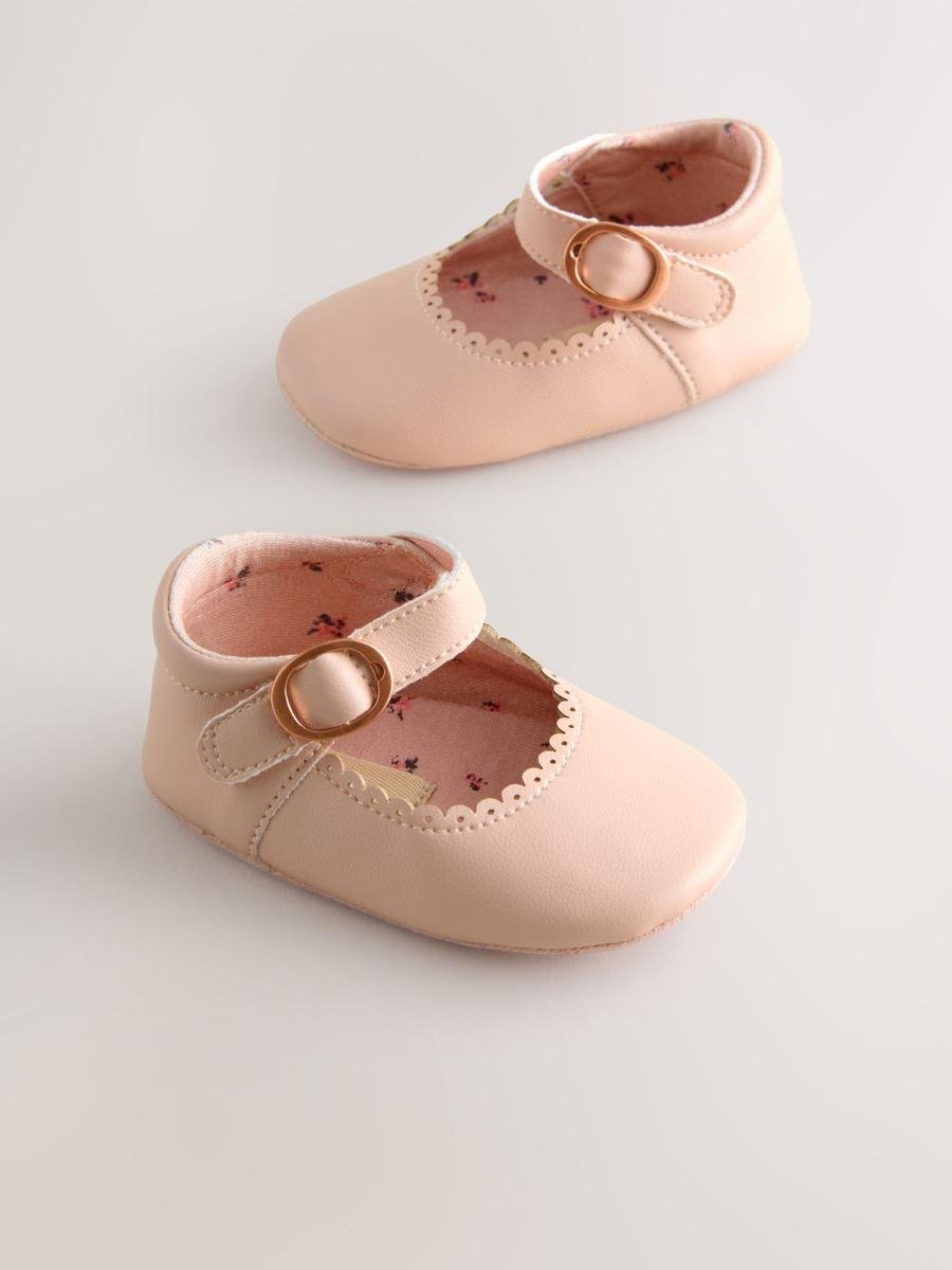 Pink Mary Jane Baby Shoes