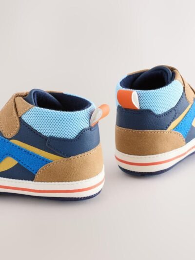 Blue Baby Touch Fastening Trainers