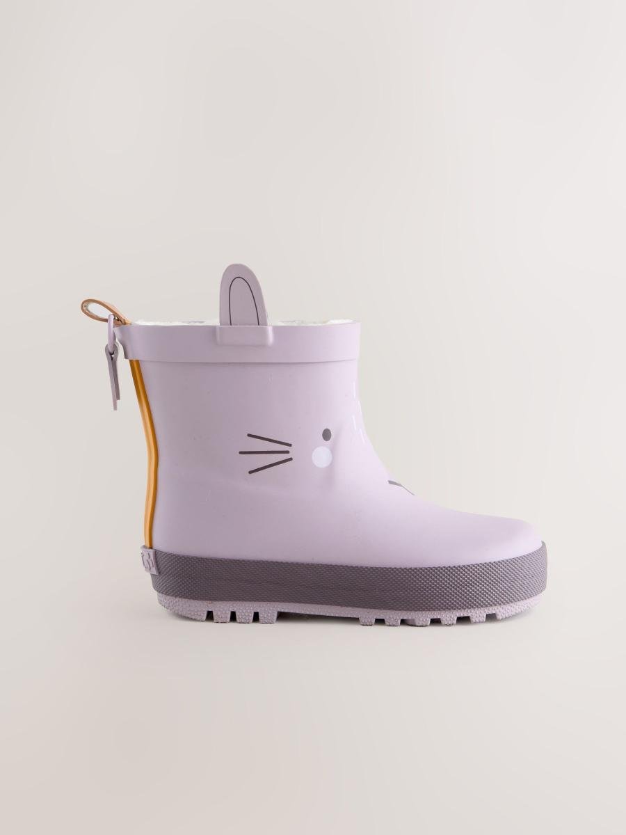 Mauve Purple Bunny Chelsea Wellies