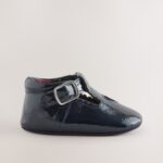 Navy Baby T Bar Shoes
