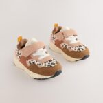 Neutral Animal Standard Fit (F) Elastic Lace Touch Fasten Trainers