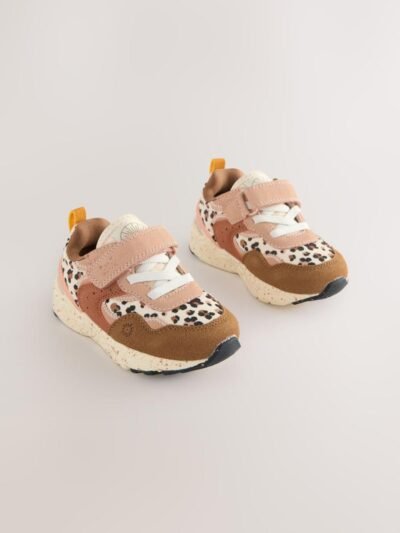 Neutral Animal Standard Fit (F) Elastic Lace Touch Fasten Trainers