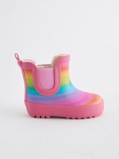 Multi Rainbow Chelsea Wellies