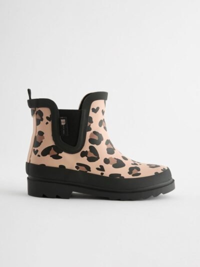 Animal Print Chelsea Wellies