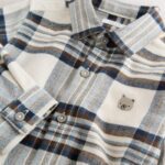 Blue/Ecru Long Sleeve Character Shirt