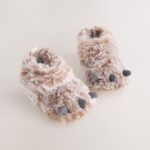 Neutral Bear Claw Baby Touch Fastening Slipper Boots