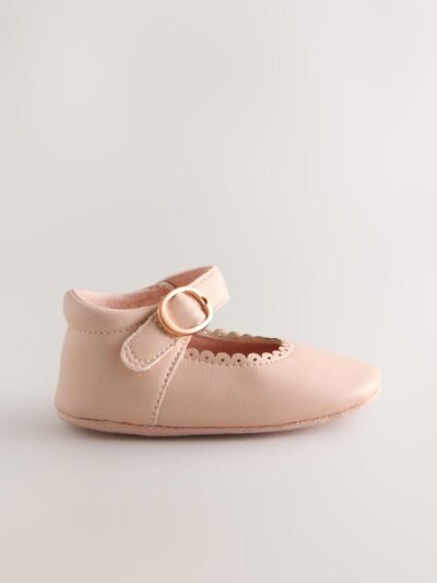 Pink Mary Jane Baby Shoes