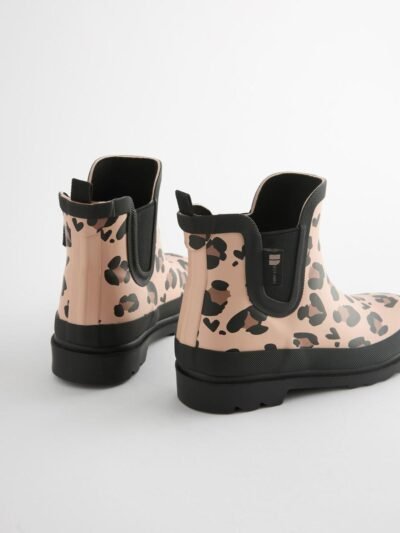 Animal Print Chelsea Wellies
