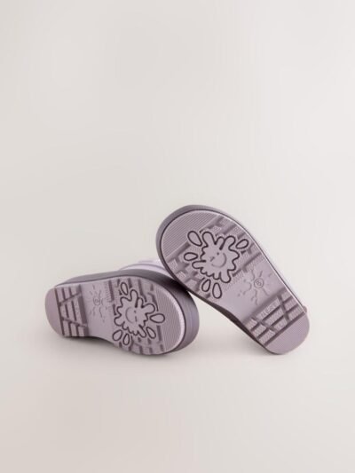 Mauve Purple Bunny Chelsea Wellies