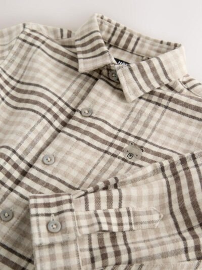 Neutral/Tan Long Sleeve Character Shirt