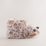 Neutral Bear Claw Baby Touch Fastening Slipper Boots