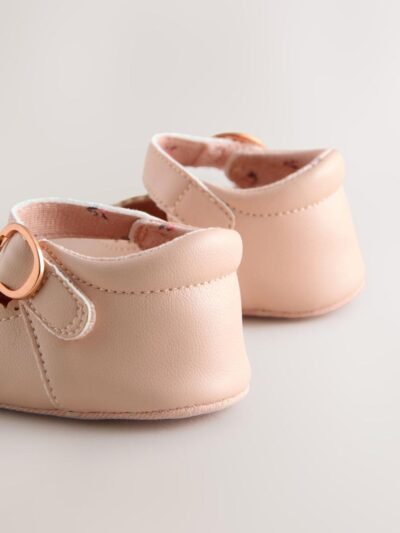 Pink Mary Jane Baby Shoes