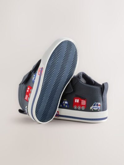 Navy Transport Standard Fit (F) Touch Fastening Boots